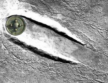 NASA опубликовало снимки места посадки НЛО на Марсе (видео)