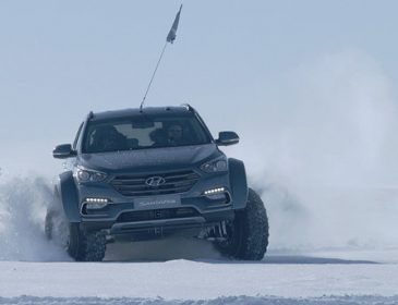 Hyundai Santa Fe стал первой легковушкой, пересекшей Антарктиду