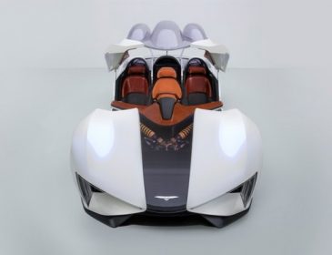 Китайцы показали гибридный суперкар с шестью моторами